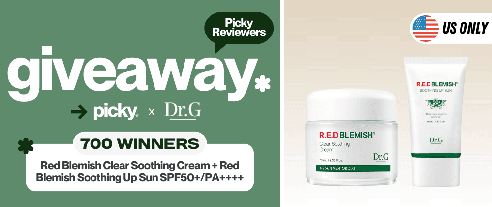 kbeauty Picky x Dr. G | Red Blemish Soothing Set event