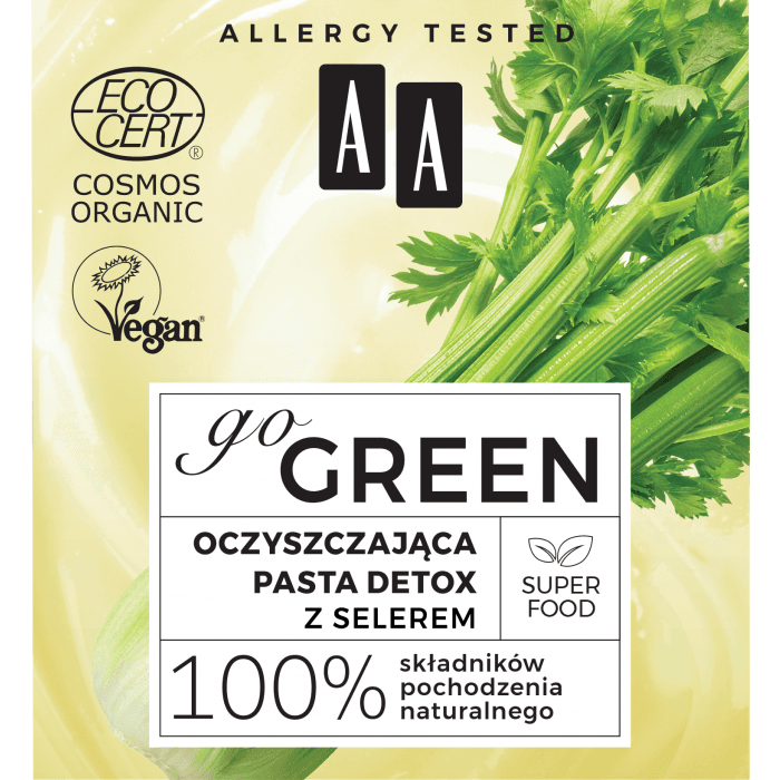 GO GREEN Oczyszczająca Pasta Detox Z Selerem