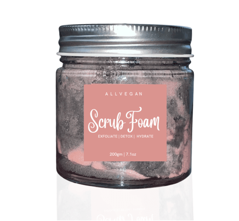 Natural Body Scrub Foam