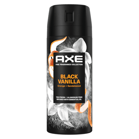 Black Vanilla Premium Deodorant Body Spray