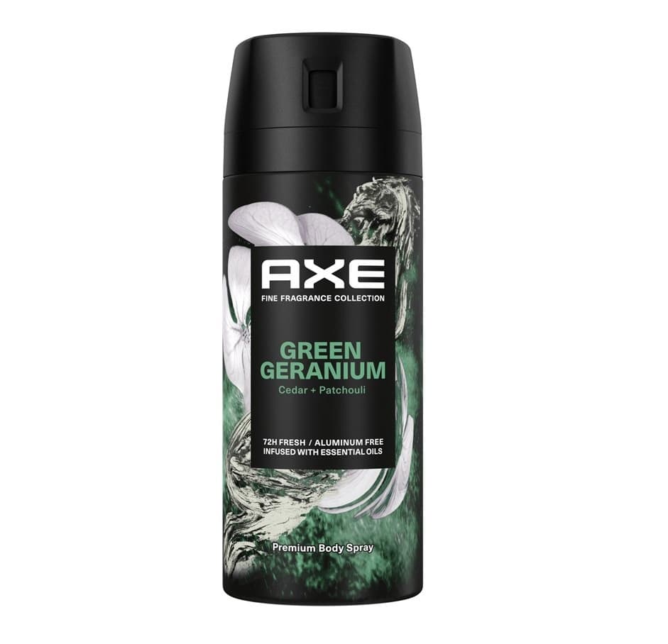 Green Geranium Premium Deodorant Body Spray