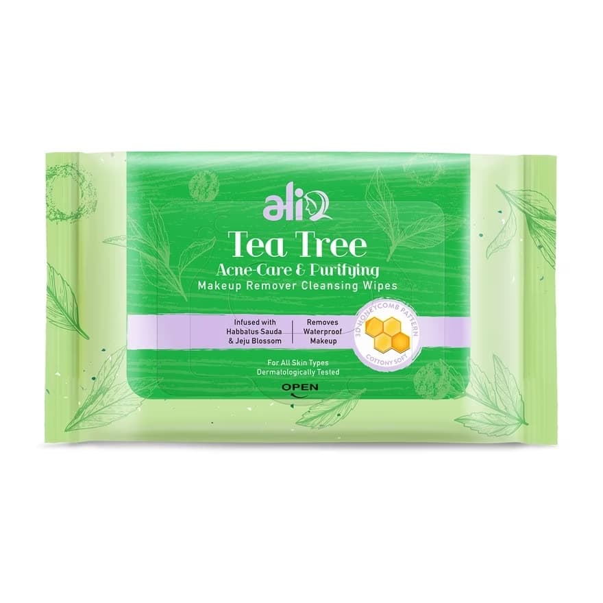 Tea Tree Makeup Remover Cleansing Wipes