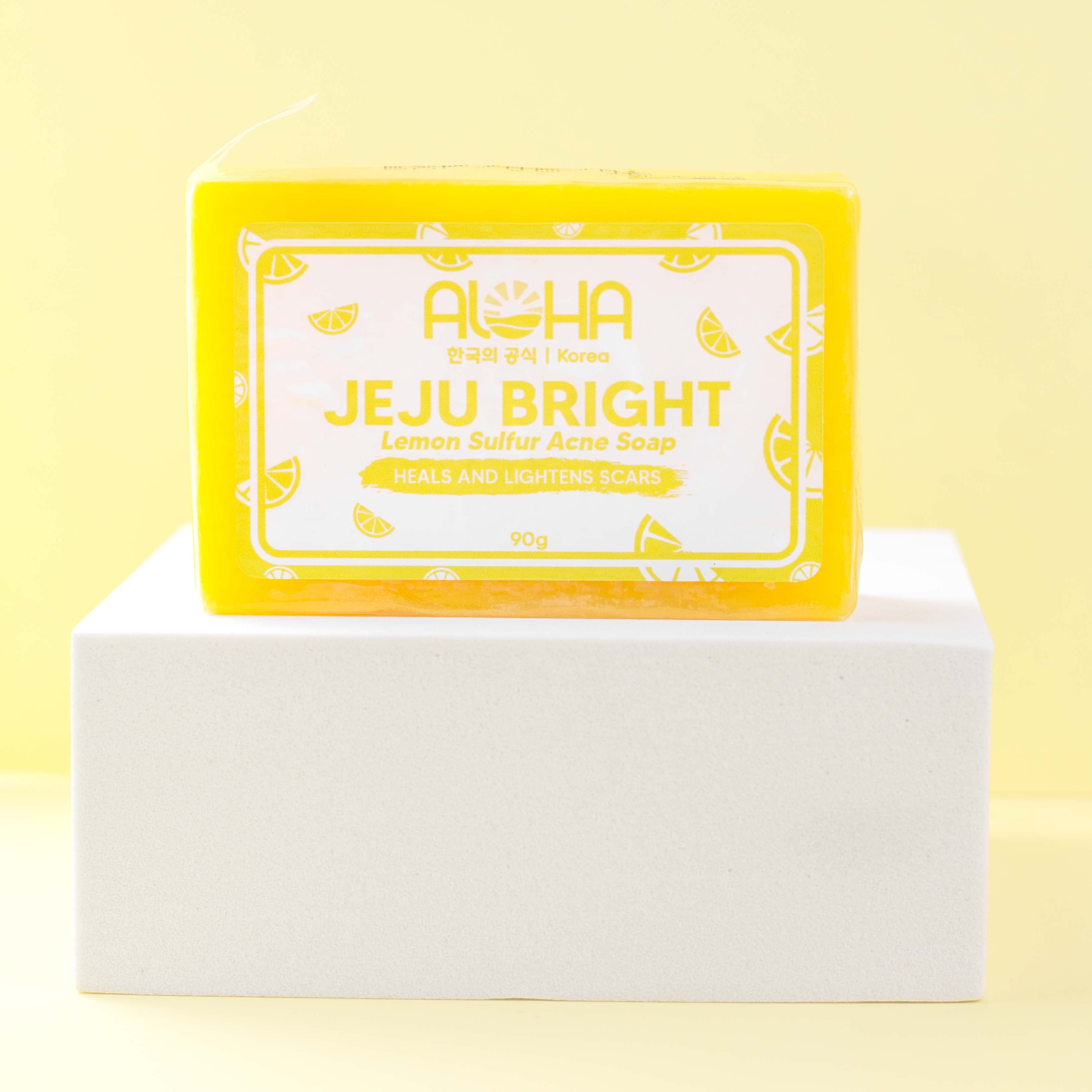 Jeju Bright Lemon Sulfur Acne Soap