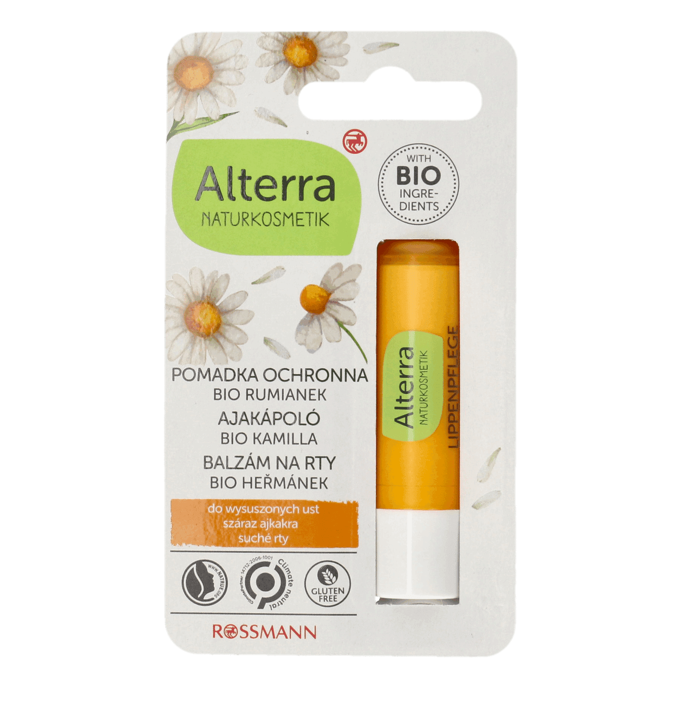 Pomadka Ochronna do ust z Rumiankiem 