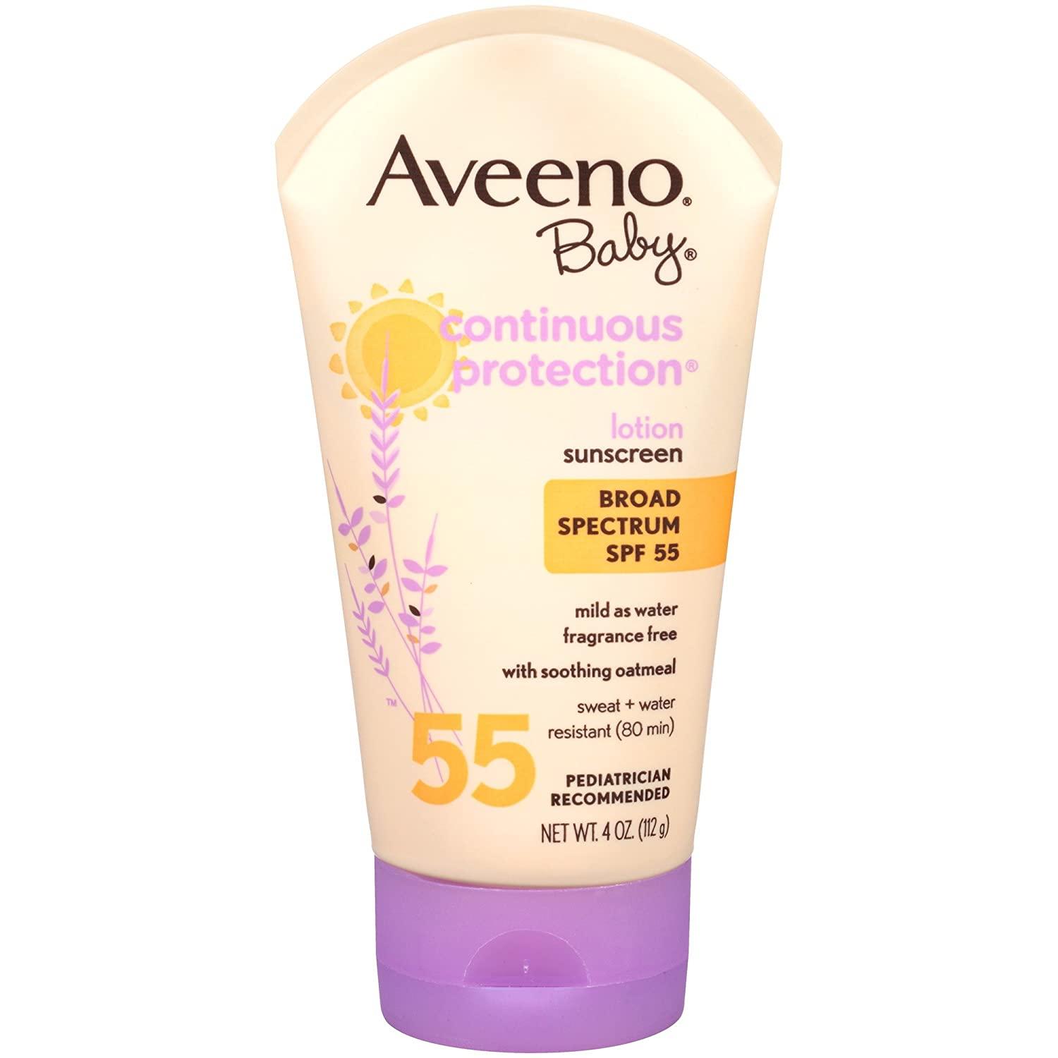 Continuous Protection Sunblock Lotion SPF 55, for Baby