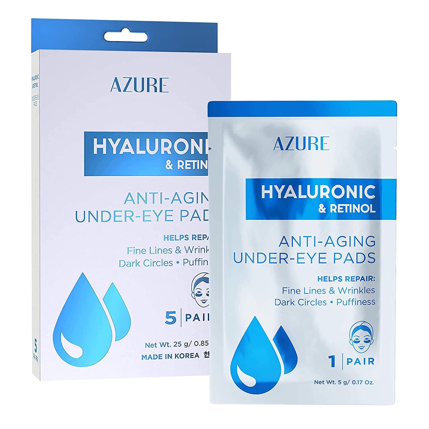 Hyaluronic & Retinol Anti Aging Under Eye Mask Patches