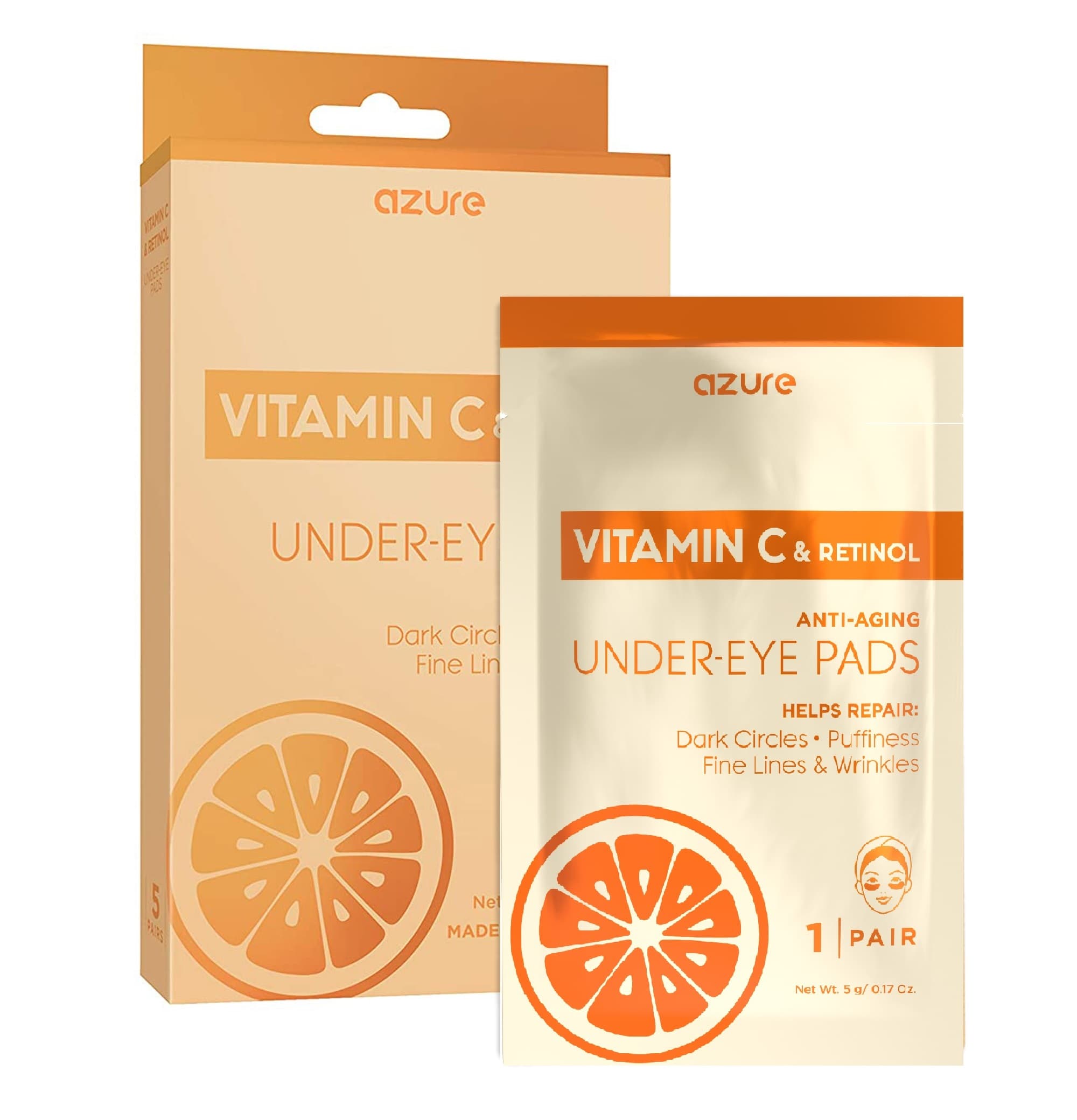 Vitamin C & Retinol Anti-aging Under-Eye Pads