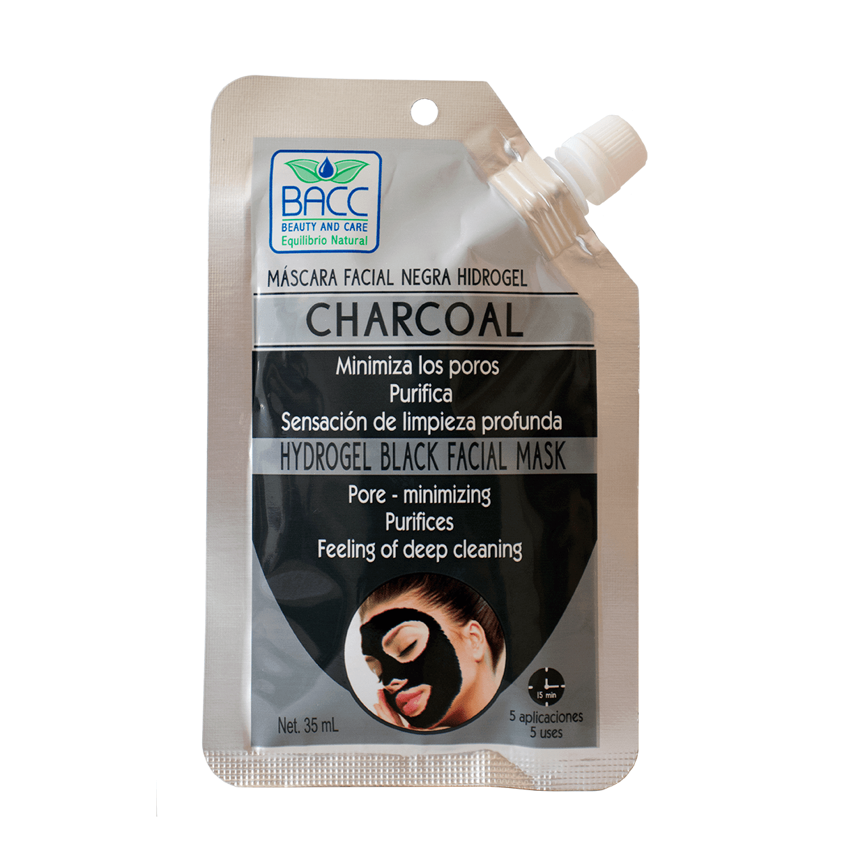Charcoal Hydrogel Black Facial Mask