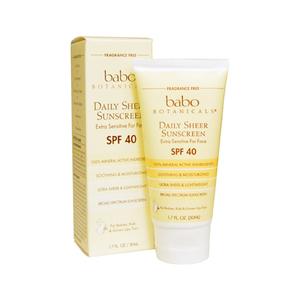 Daily Sheer Facial Sunscreen SPF 40, Fragrance Free