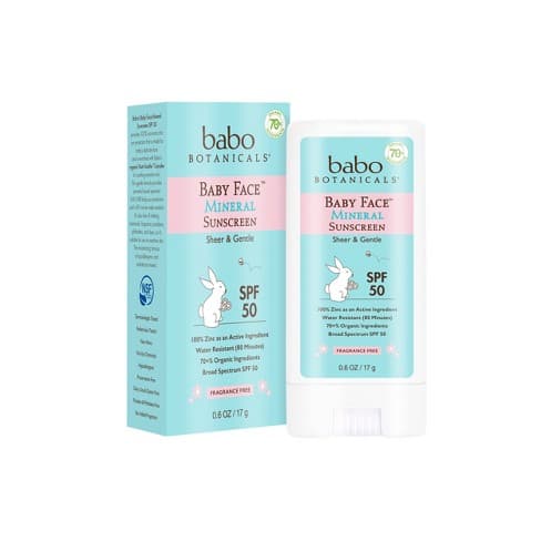 SPF50 Baby Face Mineral Sunscreen Stick