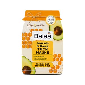 Tuchmaske Avocado & Honig