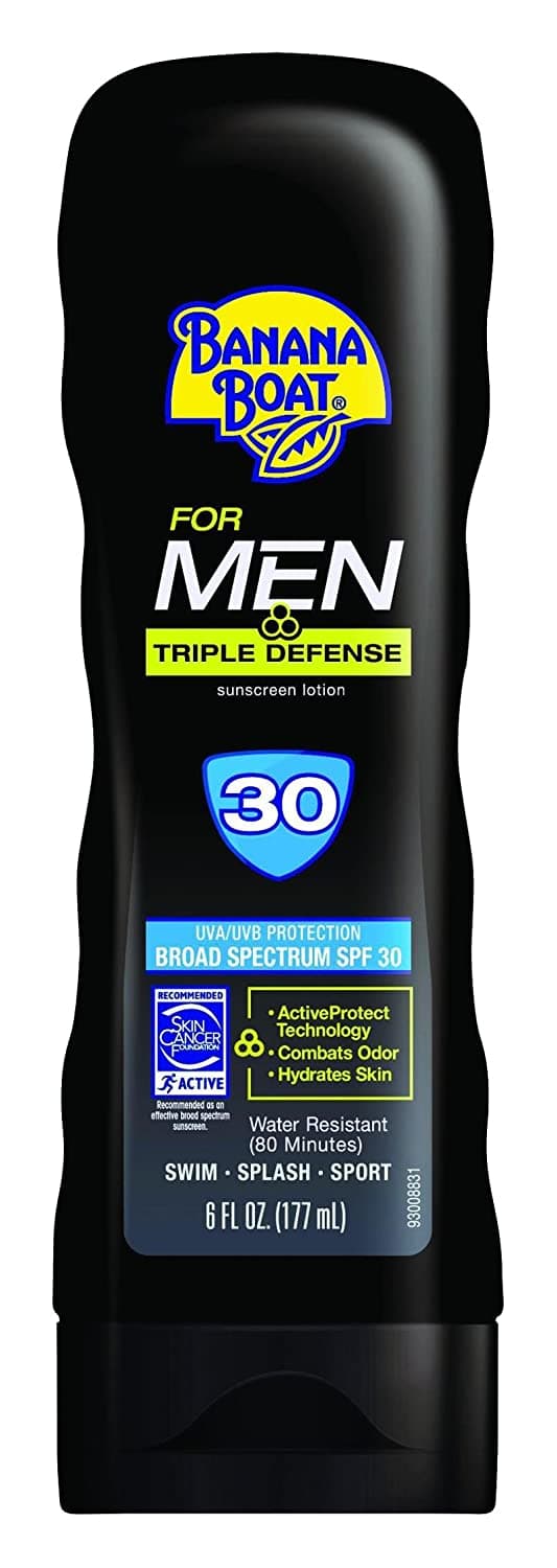 Triple Defense Sunscreen Lotion for Men SPF 30