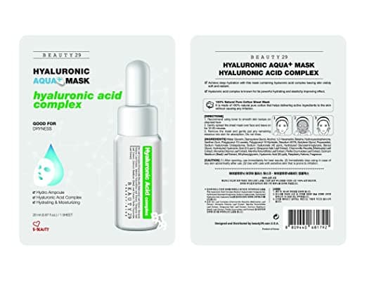 Hyaluronic Aqua+ Mask Hyaluronic Acid Complex