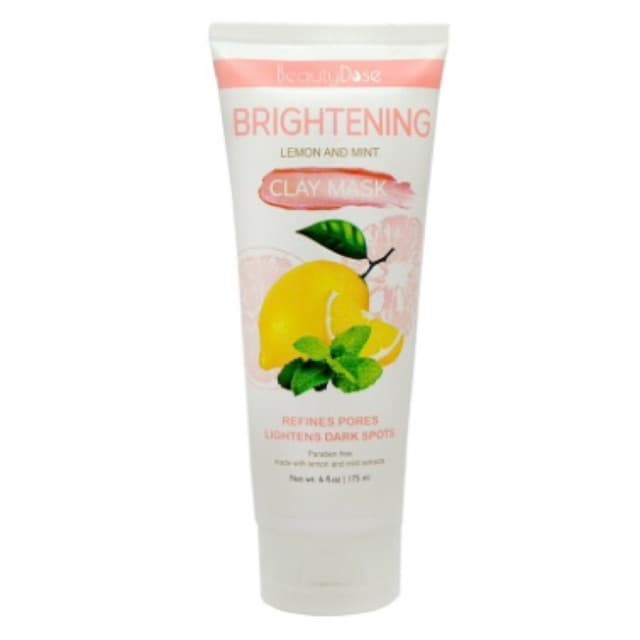 Brightening Lemon and Mint Clay Mask