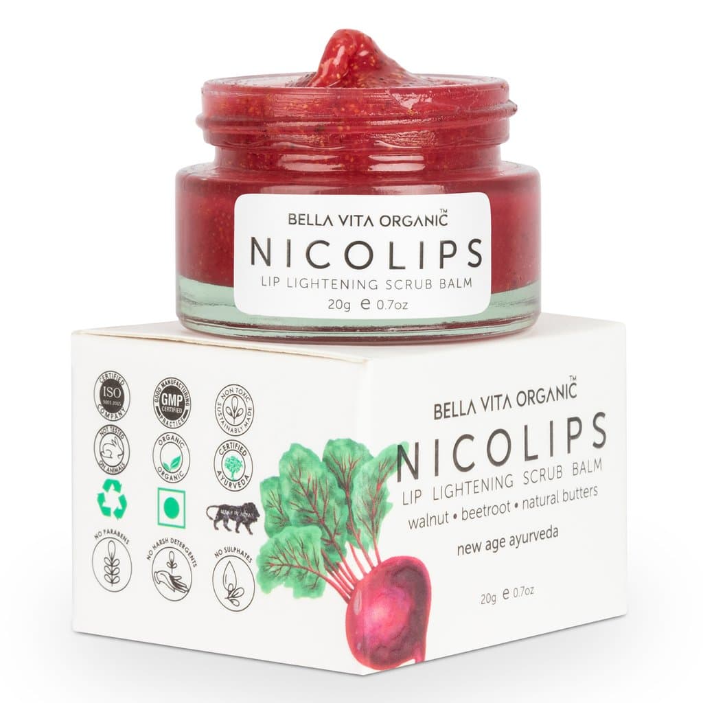 NicoLips Lip Lightening Scrub Balm