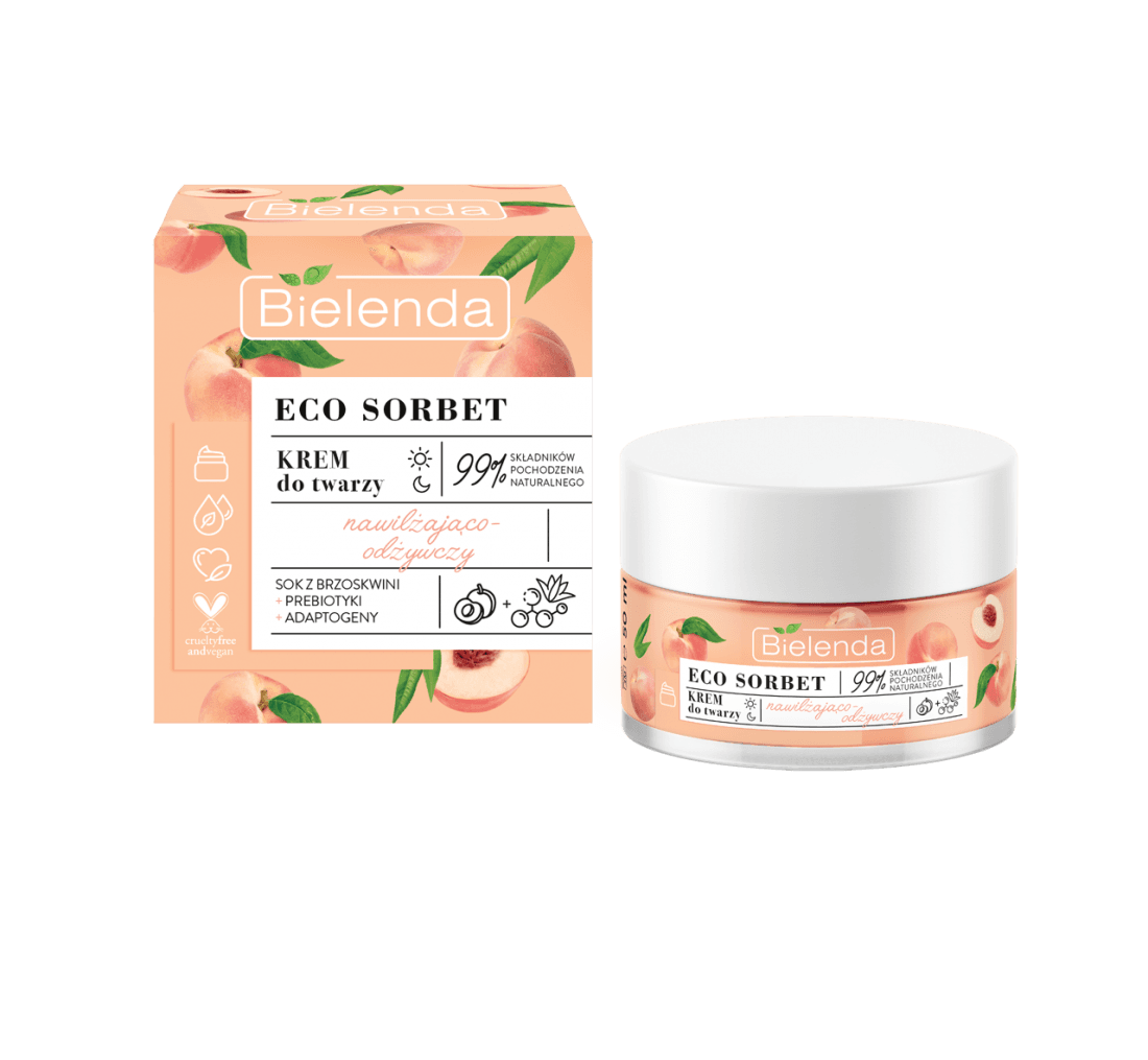 ECO SORBET Peach Moisturizing & Nourishing Face Cream