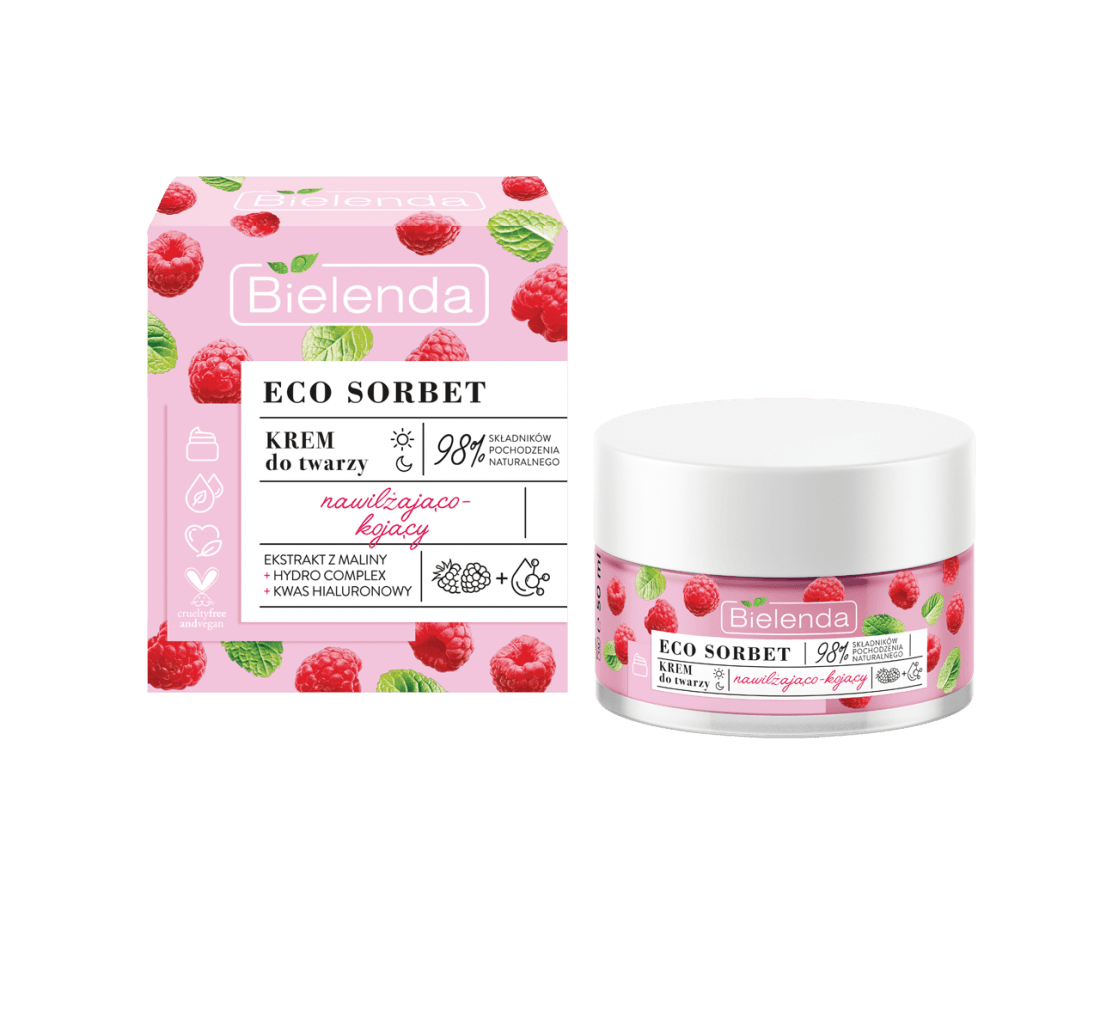 ECO SORBET Raspberry Moisturizing & Soothing Face Cream