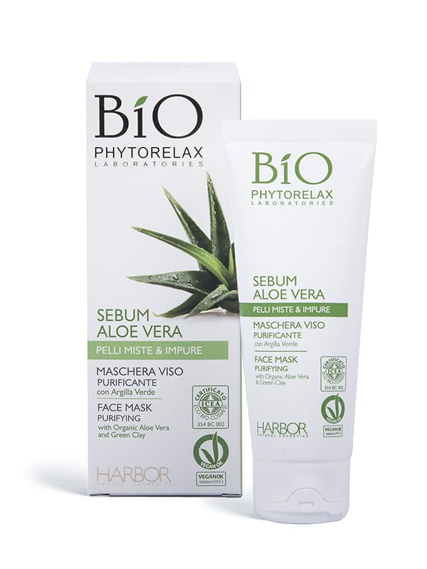 Sebum Aloe Vera Maschera Viso Purificante