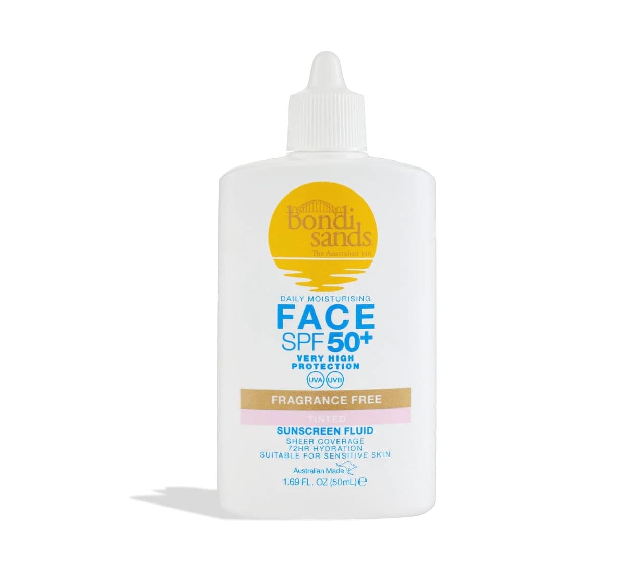 SPF 50+ Fragrance Free Tinted Face Fluid