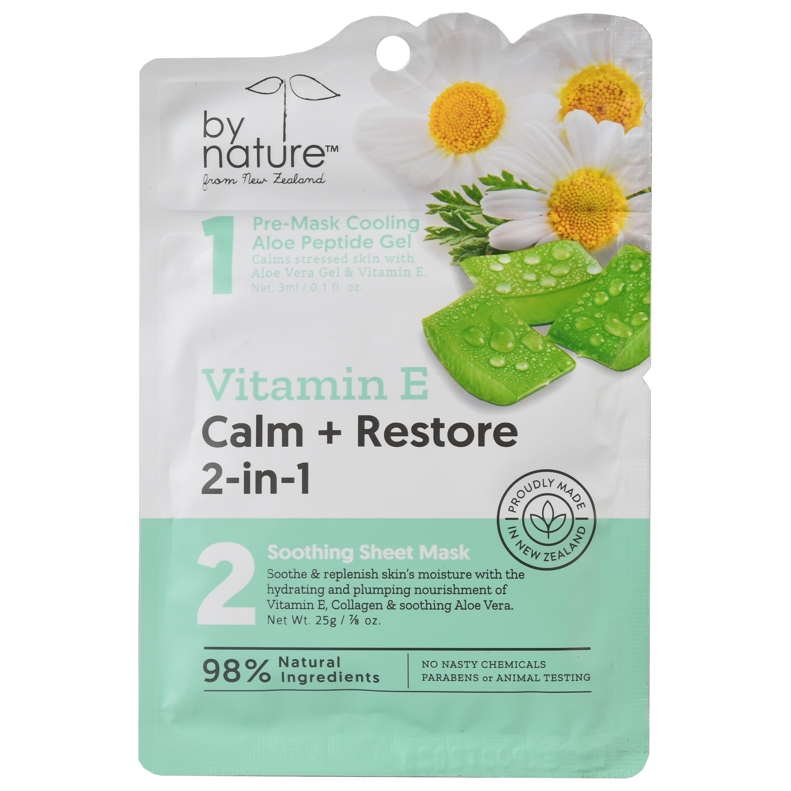 Vitamin E Calm & Restore 2-in1 Face Mask