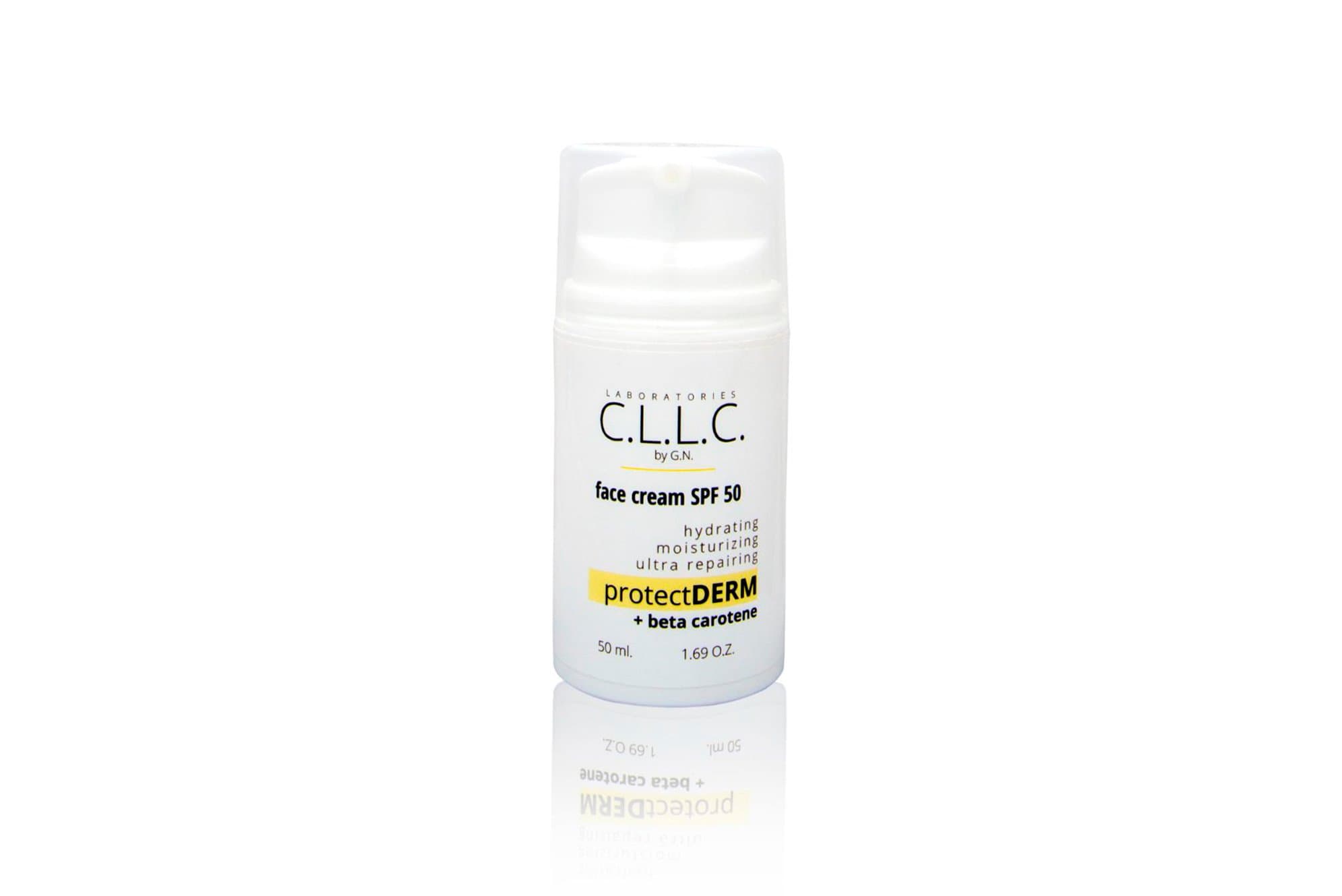 Face Cream SPF 50 - ProtectDerm + Beta Carotene