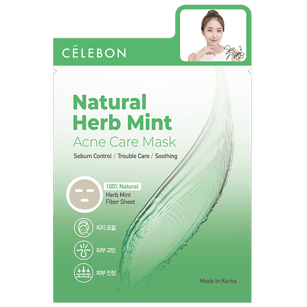Natural Herb Mint Acne Care Mask