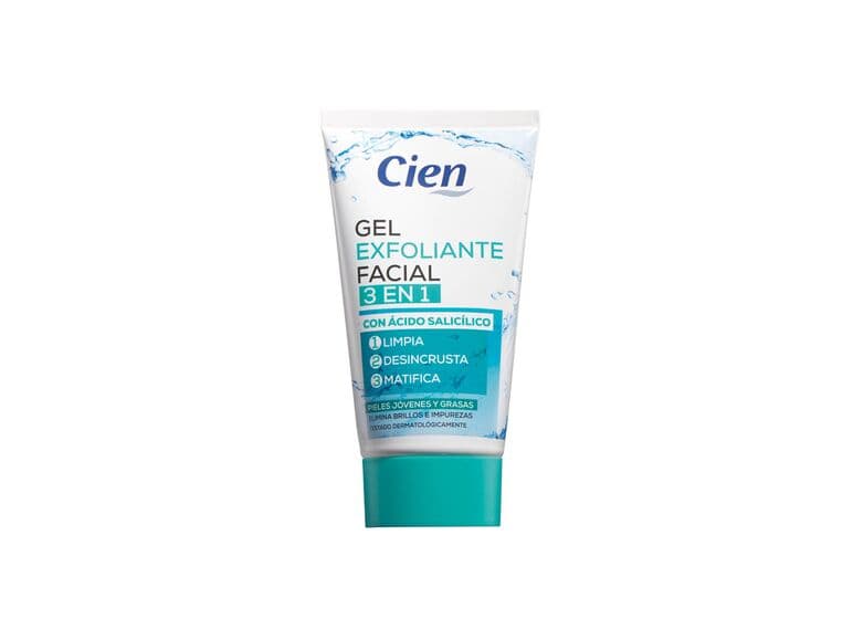Gel Exfoliante Facial 3 en 1 Con Ácido Salicílico