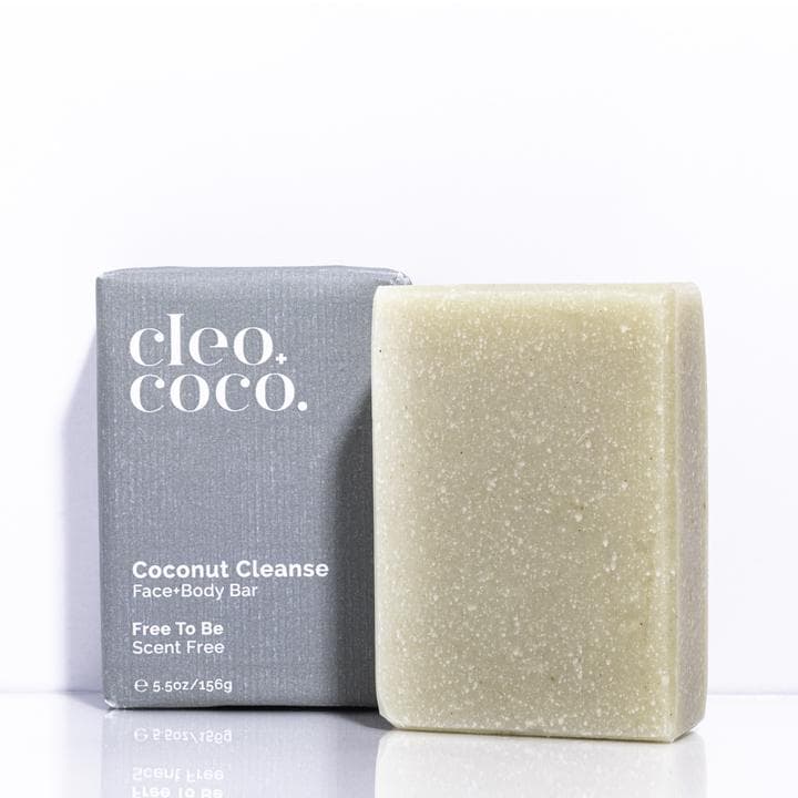 Coconut Cleanse, Face+Body Bar