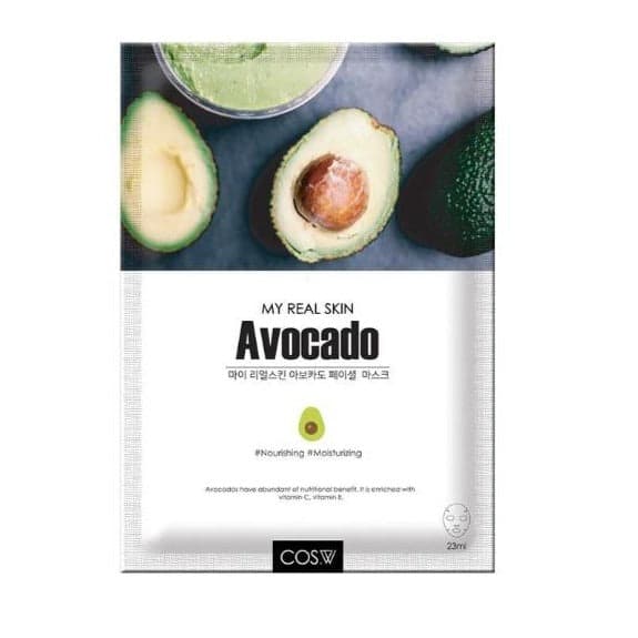 My Real Skin Facial Mask Sheet - Avocado