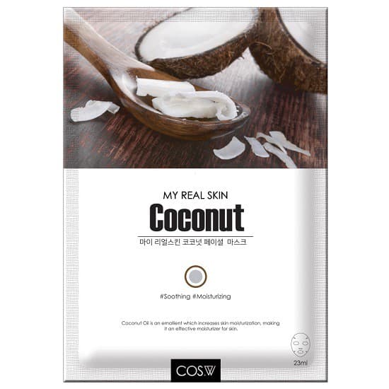 My Real Skin Facial Mask Sheet - Coconut