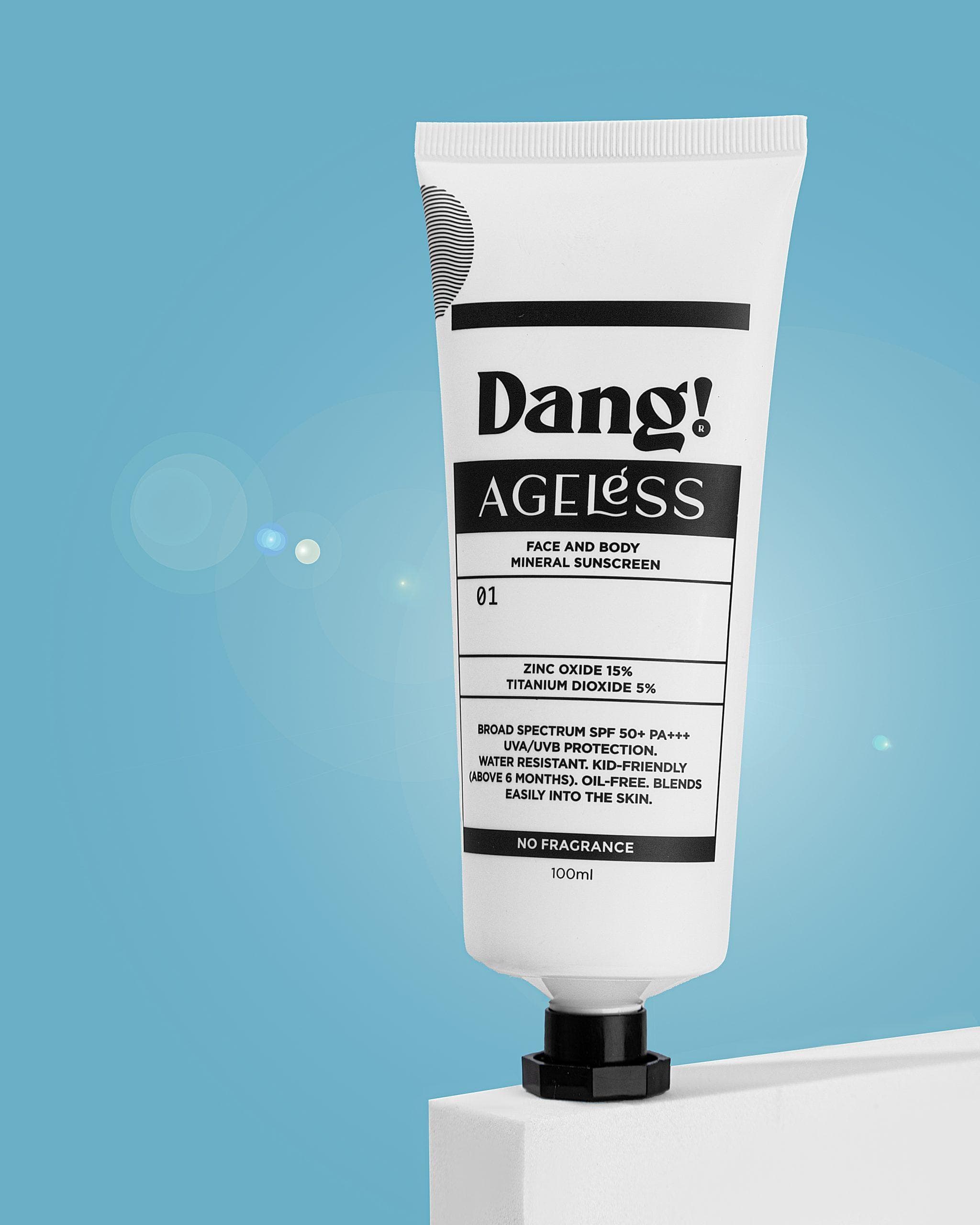 Ageless Face and Body Mineral Sunscreen SPF50+ PA+++