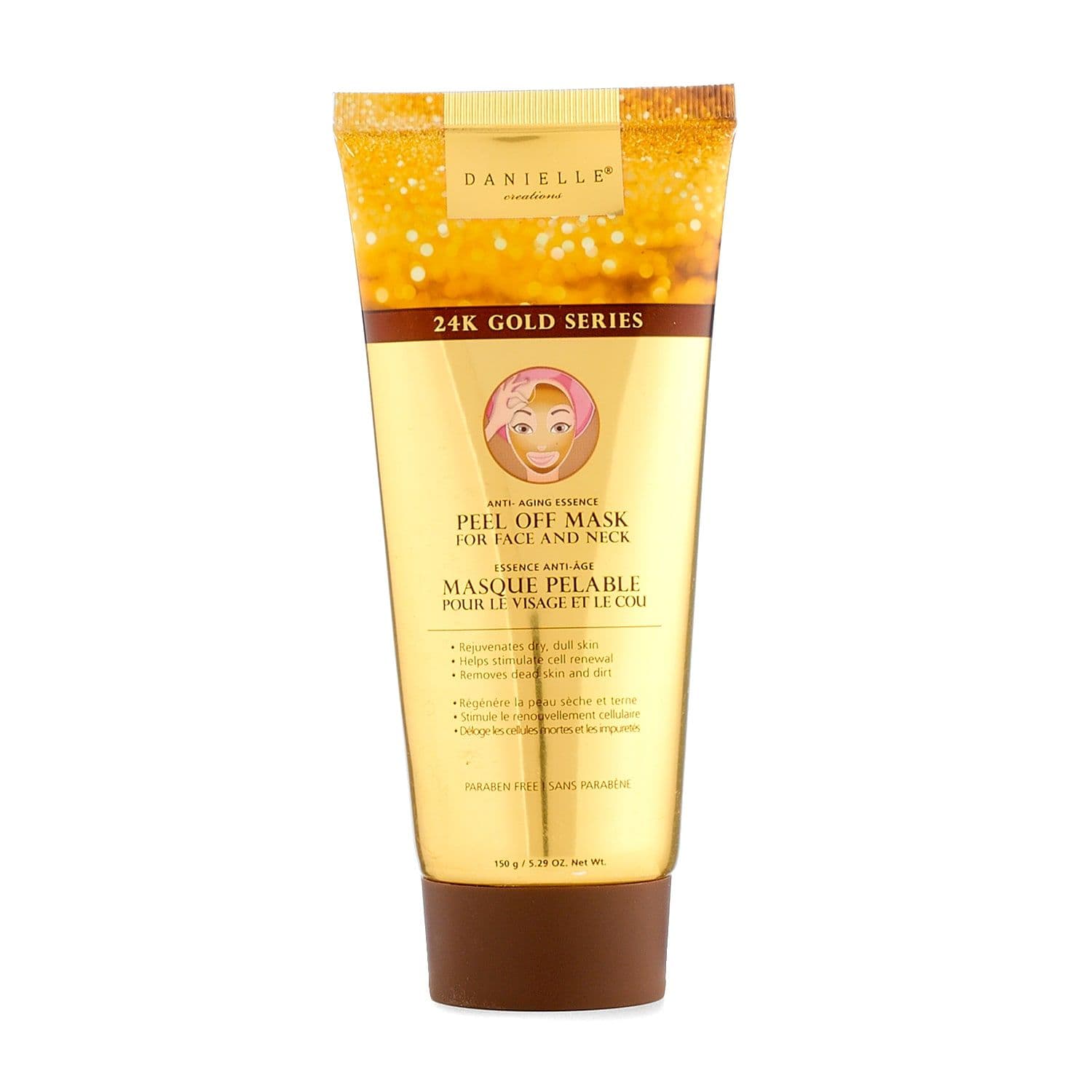 24K Gold Anti-Aging Face Neck Mask Peel-Off