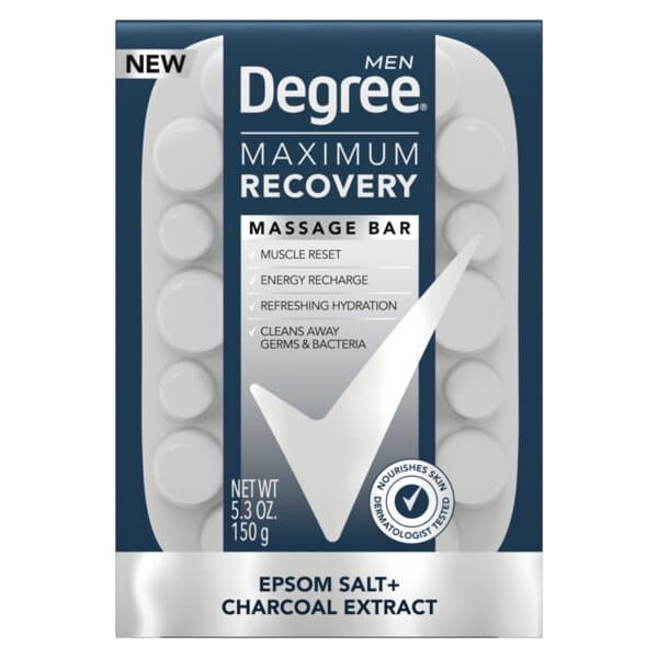 Men Maximum Recovery Charcoal Extract Massage Bar