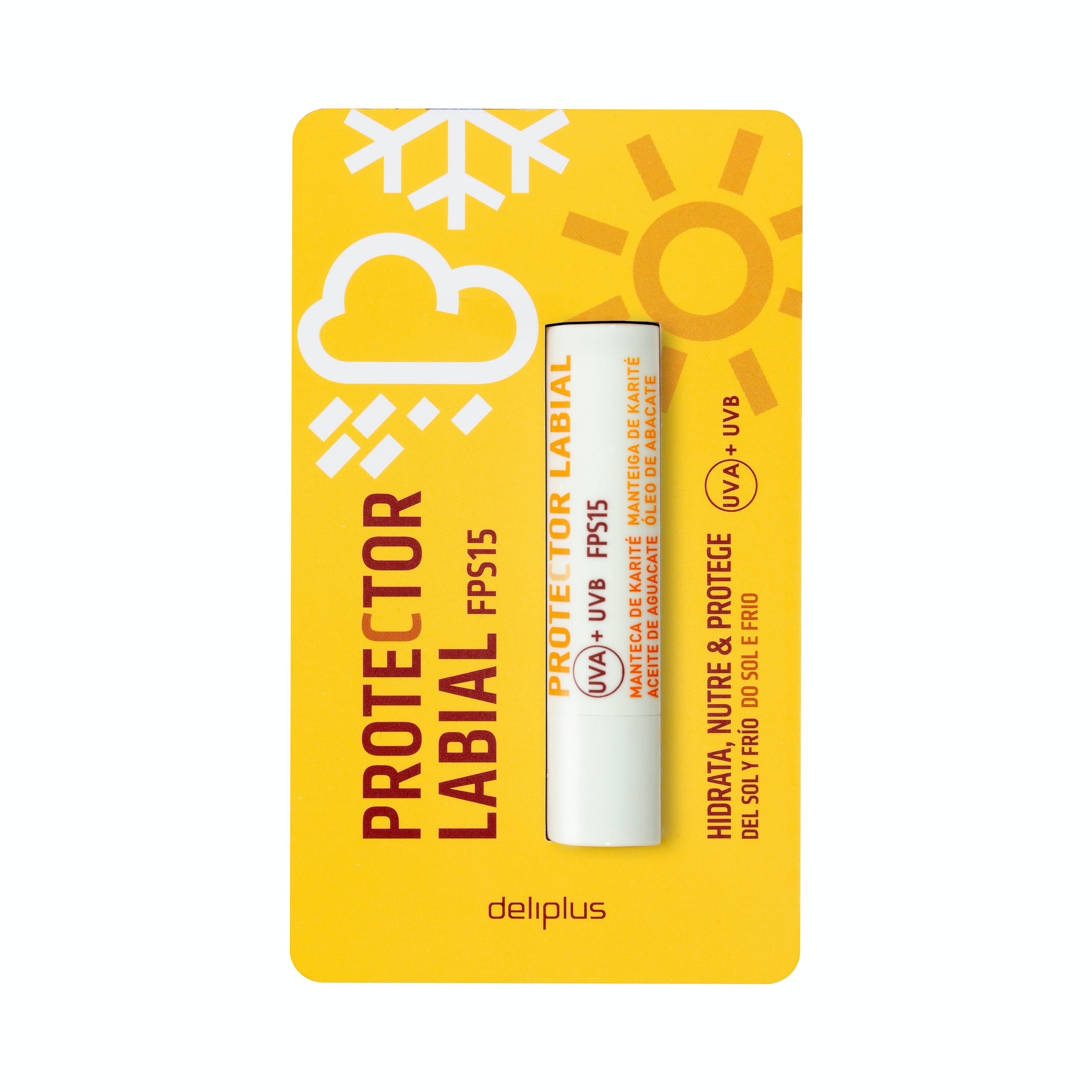 Protector Labial Deliplus UVA+UVB FPS 15