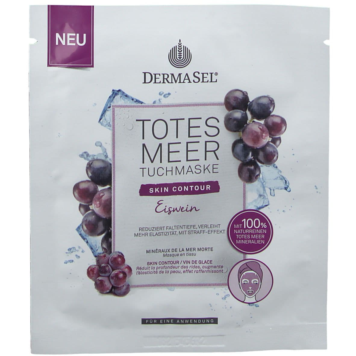 Totes Meer Tuchmaske Skin Contour Eiswein