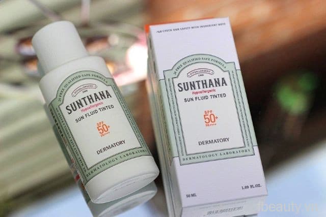 Sunthana Hypoallergenic Sun Fluid Tinted