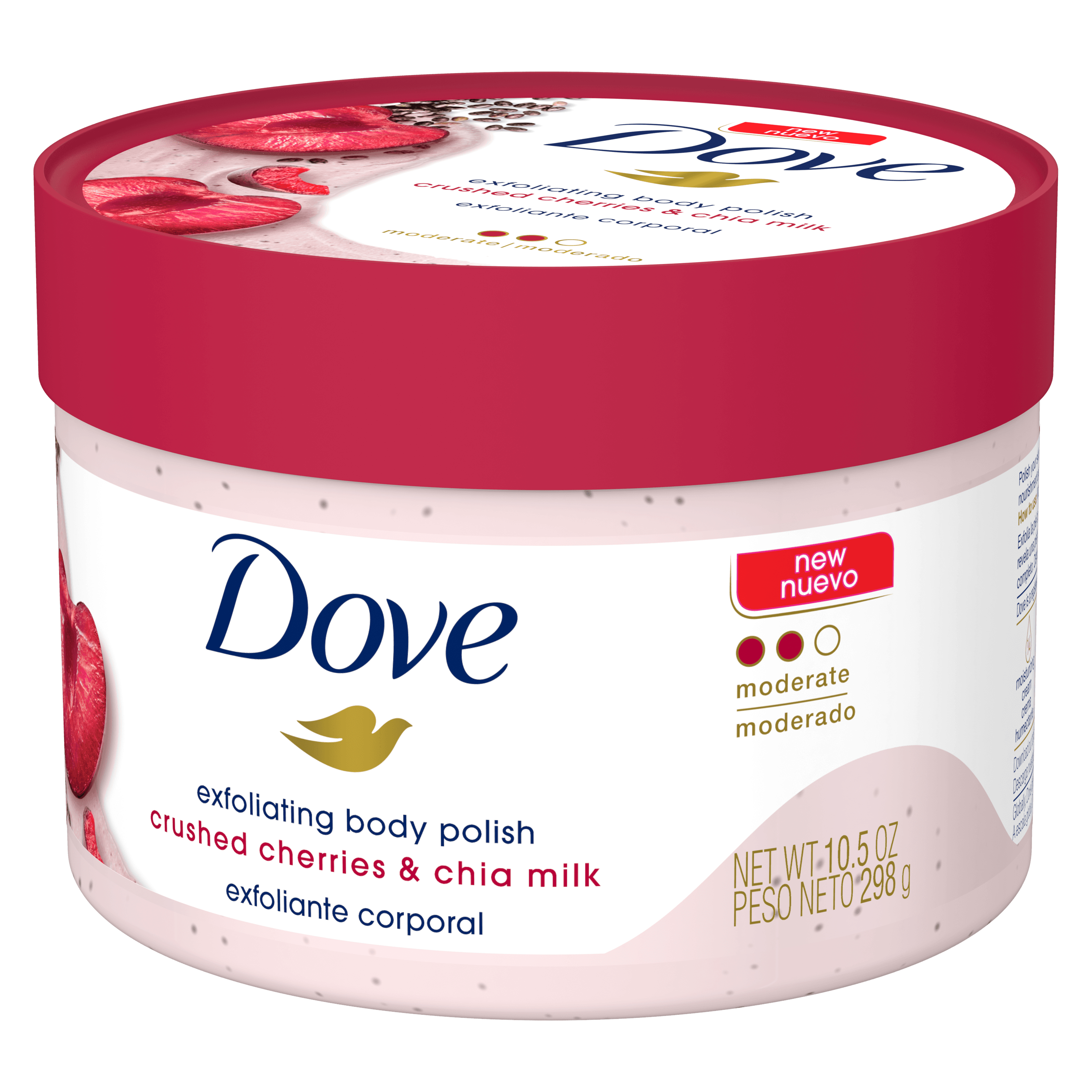 Exfoliating Body Polish with Crushed Cherries & Chia Milk