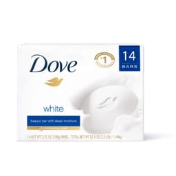 White Deep Moisture Bar Soap