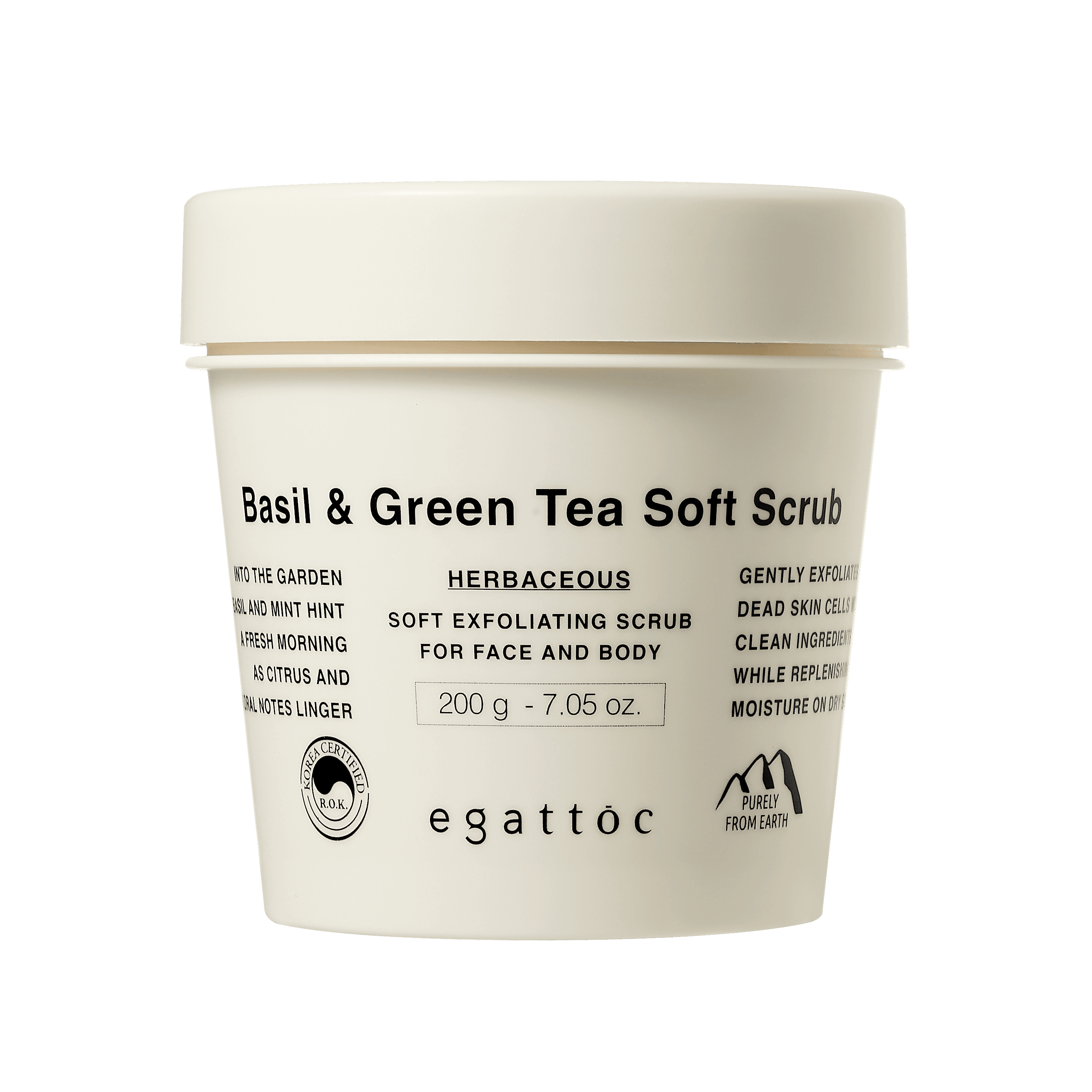 Basil & Green Tea Soft Scrub - Herbaceous