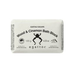 Wood & Cinnamon Bath Block - Earthly Escape