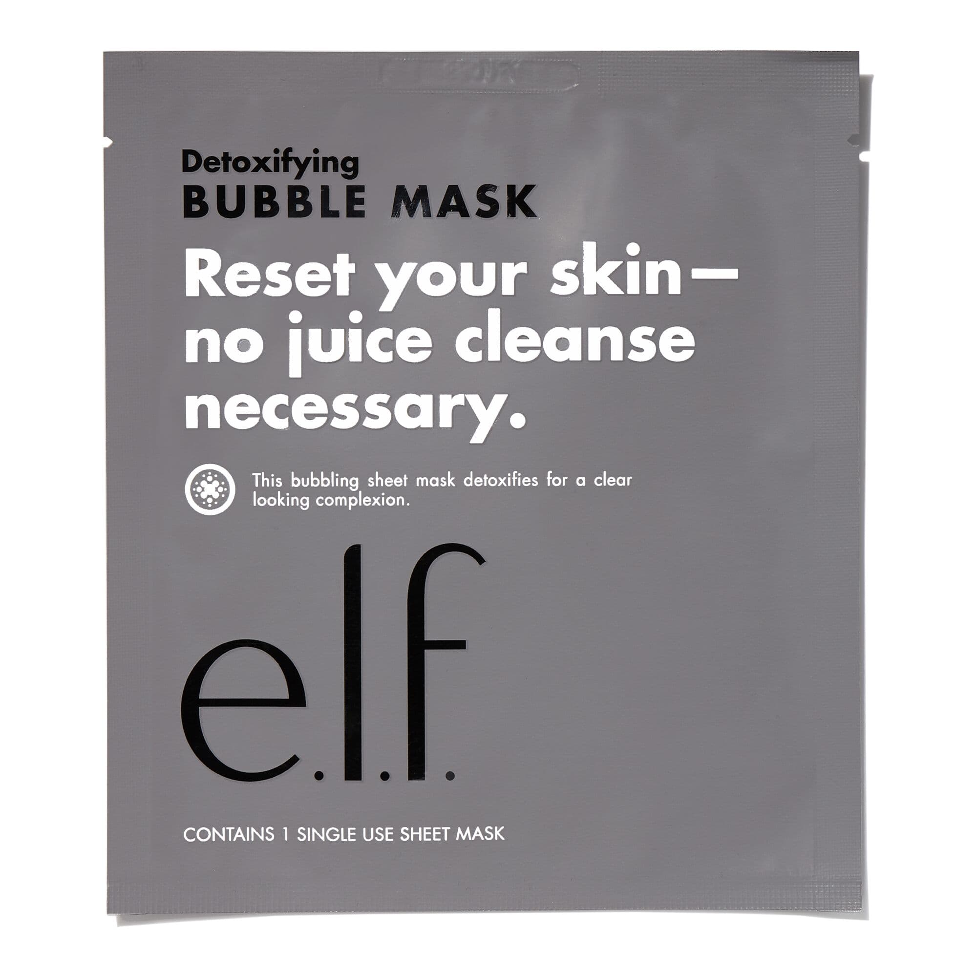 DETOXIFYING BUBBLE SHEET MASK