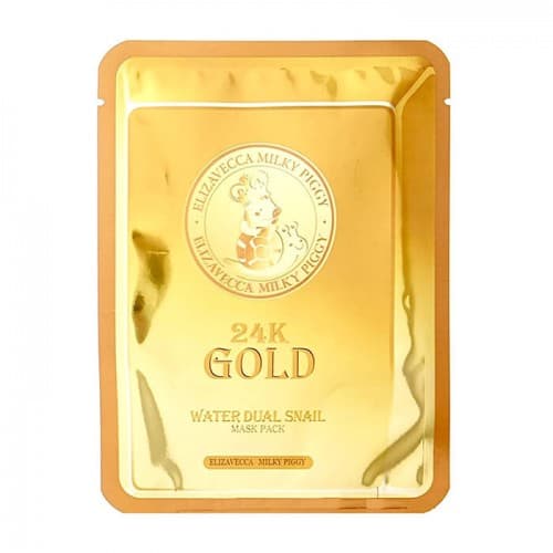 24k Gold Water Dual Snail Sheet Mask