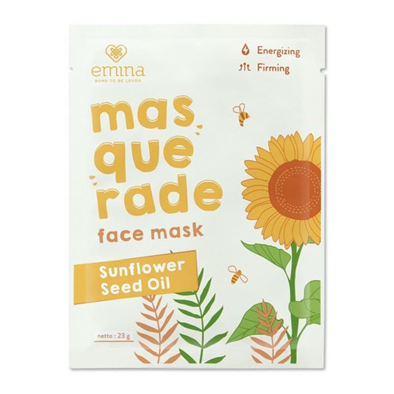 Masquerade Face Mask Sunflower Seed Oil