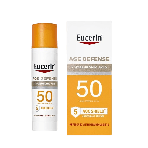Age Defense + Hyaluronic Acid Sunscreen SPF50