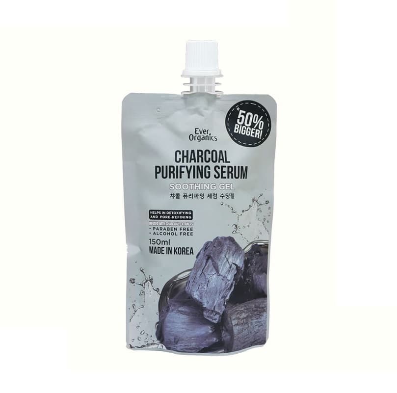 Charcoal Purifying Serum Soothing Gel