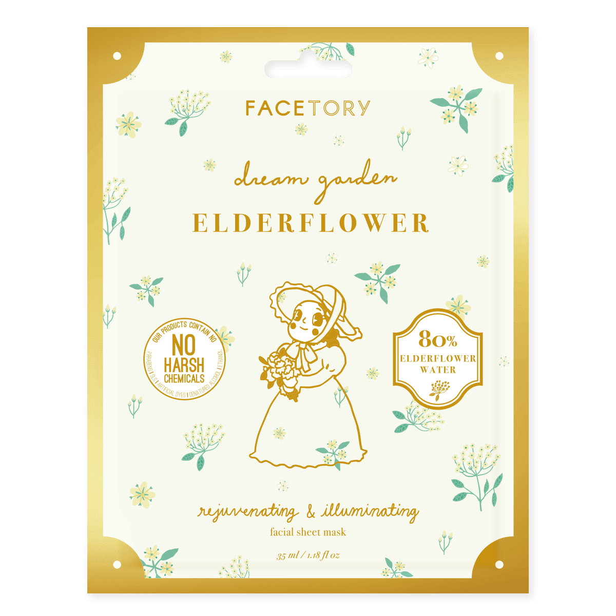 Dream Garden Elderflower Sheet Mask