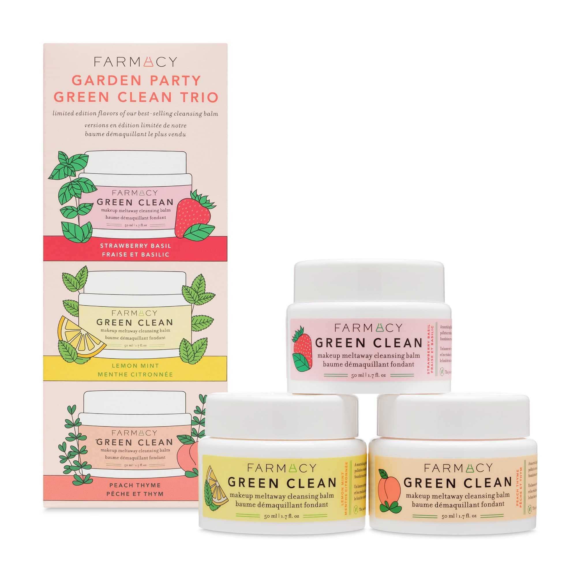 Garden Party Green Clean Trio - Strawberry Basil