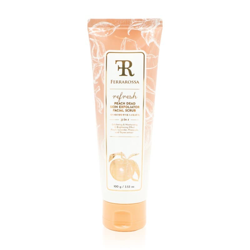 Peach Dead Skin Exfoliator Facial Scrub