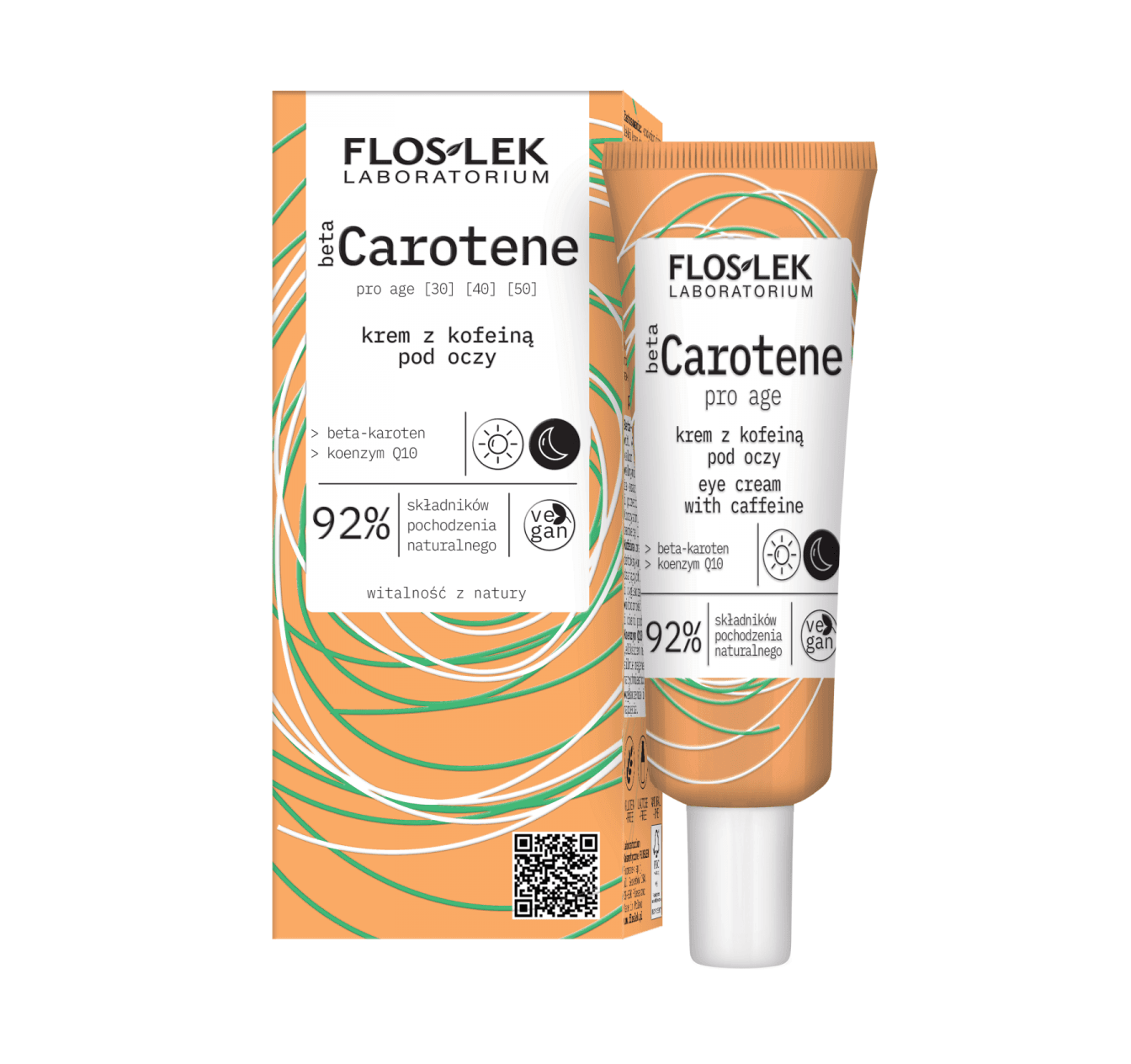 Beta Carotene Pro Age Eye Cream with Caffeine