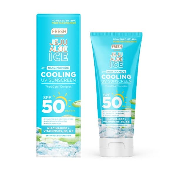Jeju Aloe Ice 3-in-1 Cooling UV Sunscreen SPF50 PA++++